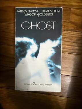 Ghost VHS 1991 Home Video Vintage Tape Starring Patrick Swayze Demi Moore Whoopi